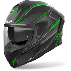 Airoh Spark 2 Shadow Casque, noir-gris-vert, taille L pour Hommes