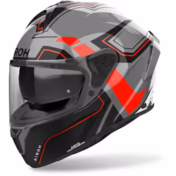 Airoh Spark 2 Dart Casque, noir-gris-rouge, taille M pour Hommes