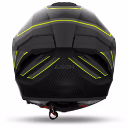 Airoh Matryx Sentinel Casque, noir-gris-jaune, taille L pour Hommes