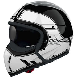 Airoh J 110 Raster Casque, noir-blanc, taille M pour Hommes