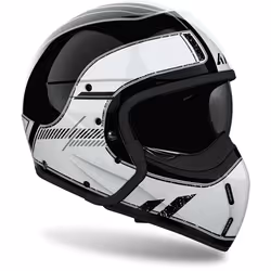 Airoh J 110 Raster Casque, noir-blanc, taille XL pour Hommes - Vue supplémentaire 5