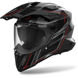Airoh Commander 2 Stylish Full Carbon Casque de motocross, charbon, taille S pour Hommes