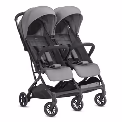Inglesina AH86R0GRY, Ciel de lit, Poussette tandem, Pliable, Noir, Gris