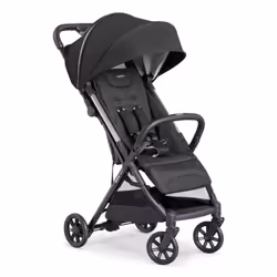Inglesina Quid², Ciel de lit, Poussette avec système de voyage, Roues pleines, Pliable, Noir, Gris