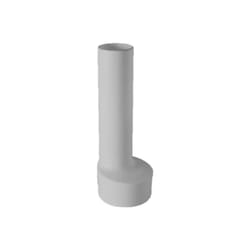 Tube de surverse en PP gris, longueur 170mm