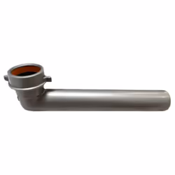 Tuyau prolongateur vidage évier diamètre 40 mm, longueur 23 cm LIRA référence 8.2424.08- Type de produit : tubulure coudé, tu ...