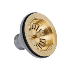 Lira - Bonde à panier sans trop plein, diamètre 114.3 mm gold 24 satin