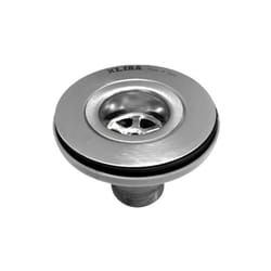 Lira - Bonde évier sans tube de surverse acier inox diamètre 121 mm pour trou diamètre 90 mm