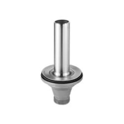 Lira - Bonde avec tube de surverse acier inox 270 mm pour évier diamètre 90 mm