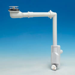Siphon - LIRA - A.8274 - Gain de place - Ouverture pour inspection - PVC blanc