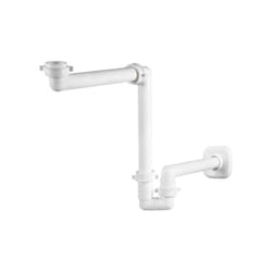 Lira - Siphon gain de place pour lavabo avec joint fixe