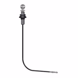 Tirette en laiton chromé sphérique avec câble 560 mm pour bonde d'évier automatique LIRA référence A.8143.24- Type de produit ...