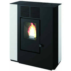 Punto Fuoco - Nella - Poêle canalisé à granulés à partir de 9.2 Kw blanc