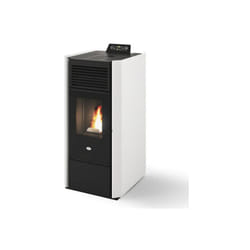 Eva Calor - Poêle à granules étanche Nora 6.5 kW Blanc