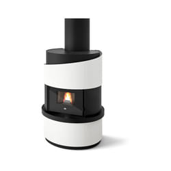 Cheminée à granulés Eva Calor Dante 6.5 kW Blanc