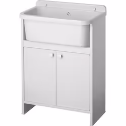 Negrari 5001PKC, Evier avec tablier avant, Cercle, 1 bols