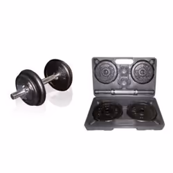 Toorx VAL-10DGN, Standard, Disque de poids en fonte, 2,5 kg, Noir, Chrome, 1,5 kg, Rond