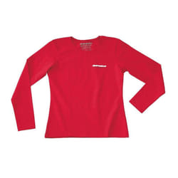 Spidi Font Long Lady T-shirt long pour femme, rouge, taille M