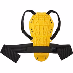 Spidi Warrior Evo Protecteur arrière, noir-jaune pour Hommes