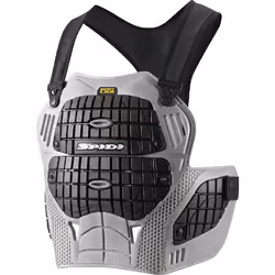 Spidi Thorax Warrior Gilet protecteur, noir-gris pour Hommes