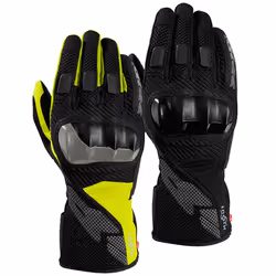 Spidi Rainshield H2Out Gants, noir-gris-jaune, taille 2XL pour Hommes