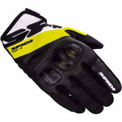 Spidi Flash-R Evo Gants de moto, noir-jaune, taille 2XL pour Hommes