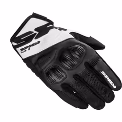 Spidi Flash-R Evo Gants de moto, noir-blanc, taille XL pour Hommes