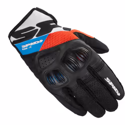 Spidi Flash-R Evo Gants de moto, rouge-bleu, taille L pour Hommes