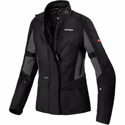 Spidi Traveler 2 Veste textile de moto de dames, noir-gris, taille 2XL pour Femmes