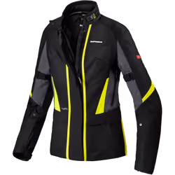 Spidi Traveler 2 Veste textile de moto de dames, noir-jaune, taille 2XL pour Femmes