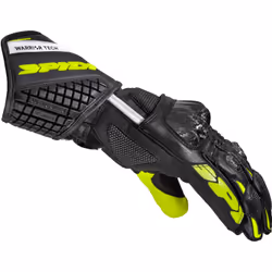 Spidi Carbo 5 Gants de moto, noir-jaune, taille M pour Hommes