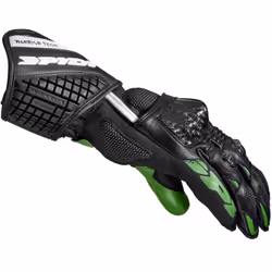 Spidi Carbo 5 Gants de moto, noir-vert, taille M pour Hommes
