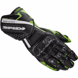 Spidi Carbo 5 Gants de moto, noir-vert, taille L pour Hommes