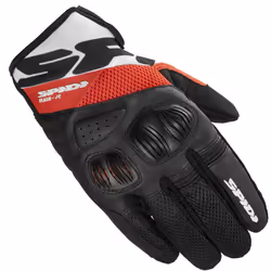Spidi Flash-R Evo Gants de moto, noir-rouge, taille S pour Hommes