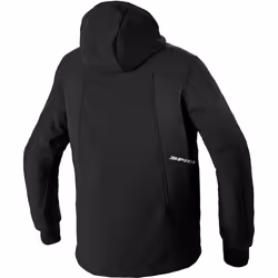 Spidi TexTech Armor Evo Hoodie de moto, noir, taille S pour Hommes