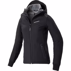 Spidi Hoodi Armor Veste de Textile moto femmes, noir, taille XL