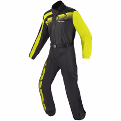 Spidi Touring One Piece Ensemble de pluie moto, jaune, taille S pour Hommes