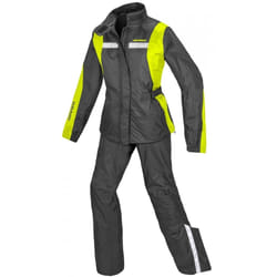Spidi Touring Rain Kit Combinaison de pluie moto pour dames deux pièces, jaune, taille L pour Femmes
