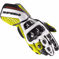 Spidi Carbo Track Evo Gants de moto, noir-jaune, taille XL pour Hommes