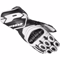 Spidi Carbo 7 Gants de moto, noir-blanc, taille S pour Hommes