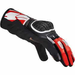 Spidi G-Warrior Gants de moto, noir-rouge, taille XL pour Hommes