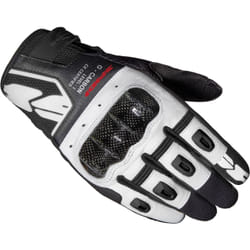 Spidi G-Carbon Gants de moto, noir-blanc, taille S pour Hommes