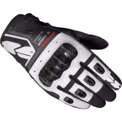 Spidi G-Carbon Gants de moto, noir-blanc, taille S pour Hommes