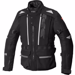 Spidi H2Out Allroad Veste textile de moto, noir-gris, taille M pour Hommes