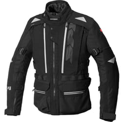 Spidi H2Out Allroad Veste textile de moto, noir-gris, taille M pour Hommes