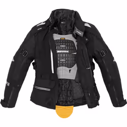 Spidi H2Out Allroad Veste textile de moto, noir-gris, taille XL pour Hommes