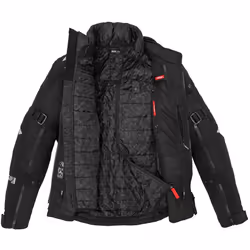 Spidi H2Out Allroad Veste textile de moto, noir-gris, taille XL pour Hommes