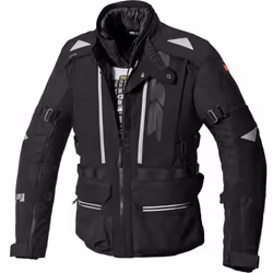 Spidi H2Out Allroad Veste textile de moto, noir-gris, taille 2XL pour Hommes