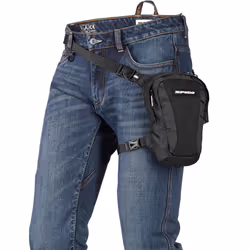 Spidi 3L Sac de jambe, noir, taille 0-5l pour Hommes