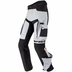 Spidi H2Out Allroad Pantalon textile de moto, noir-gris, taille L pour Hommes